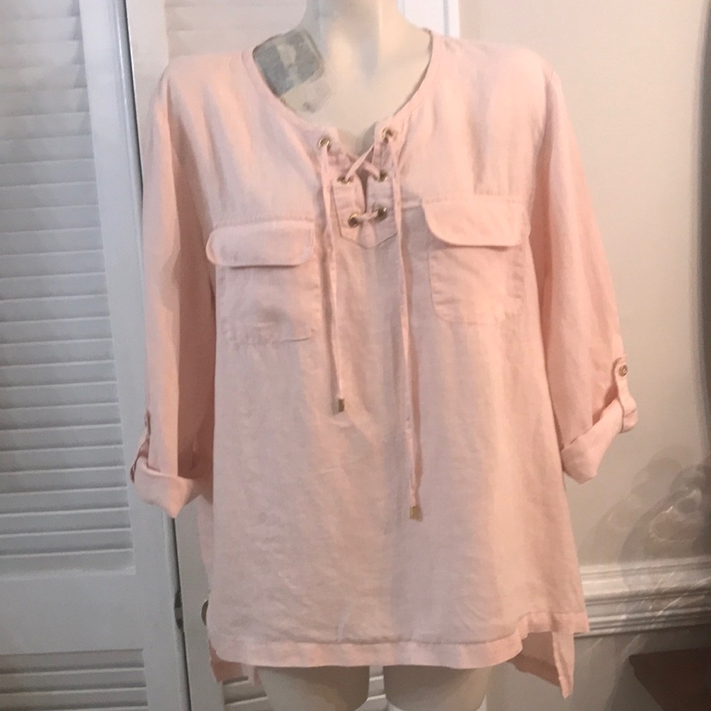 Ellen Tracey Linen Blouse